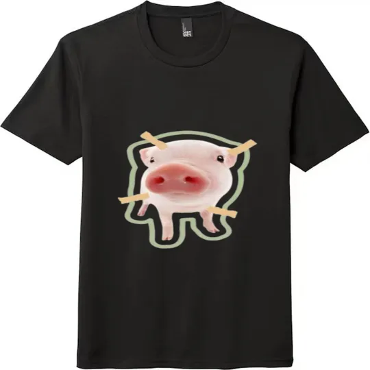 Discover Cute Sticky Pig 'SUPR ETEE' Graphic Unisex Tee