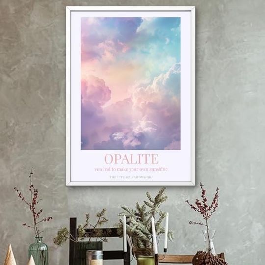 Opalite Sky Poster: The Life of a Showgirl, Taylorr Swifts Inspired Art