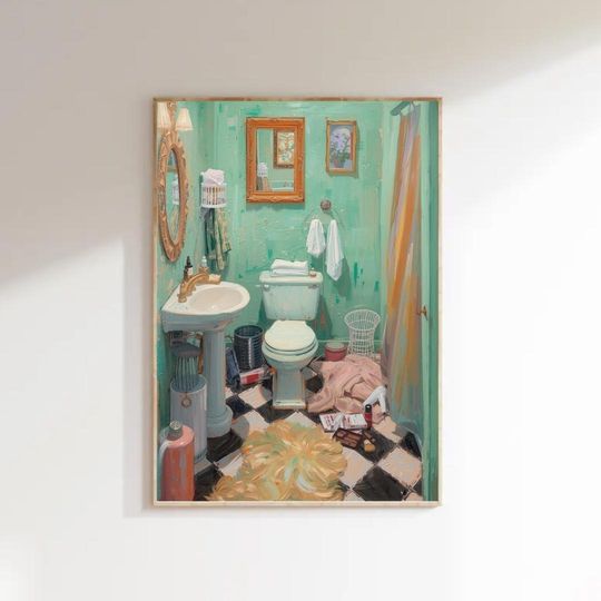 Discover Girlhood Bathroom | Swift Dreams | Showgirl Energy | Instant Digital Download Poster