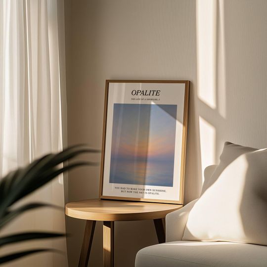 Discover Opalite Digital Print, Taylorr Swifts Inspired Art, The Life of a Showgirl Poster, Soft Pastel Wall Art, Sunset Sky Aesthetic Home Decor Gift