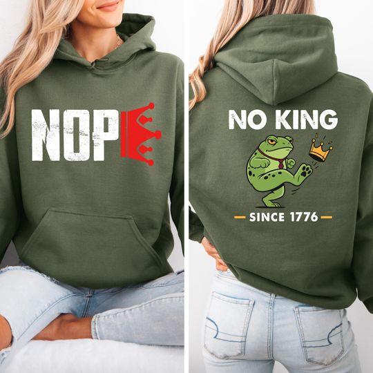 Discover Portland Frog Protest Hoodie, Anti ICE Hoodie, FDT Hoodie, Resistance Hoodie, I Stand With Frog Hoodie, No Kings Day, No Kings Protest