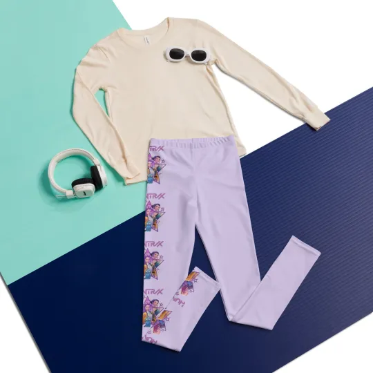 Discover Kpop Demon Hunters Huntrix Youth Leggings