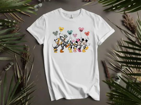 Discover Mickey's Friends Halloween T-shirt Men Women Unisex
