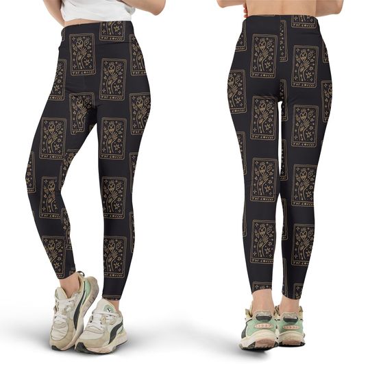 Discover The Lovers Tarot Leggings, Workout Leggings, Gift for Her