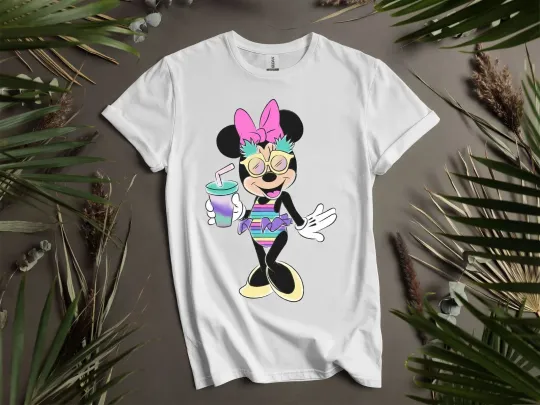 Discover Cute Disney Minnie Mouse Unicorn T-shirt Unisex Men Women