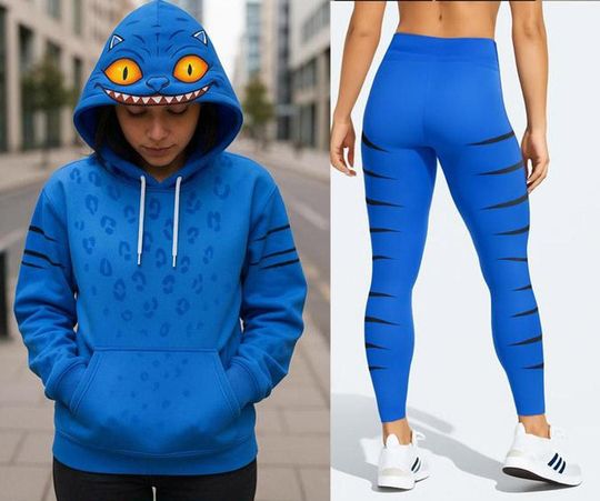 Kpop Demon Hunters Costume Hoodie Legging, Derpy Tiger Costume, Huntrix Kpop Unisex Shirt, Huntrix Kpop Movie Outfits