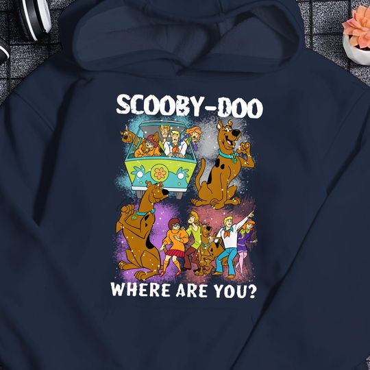Scooby Doo Hoodie, Vintage 90s Cartoon Movie Unisex Hoodie, Creepy Cute Pullover Hoodie, Horror Cartoon Top, Horror Charaters Clothing, Gift