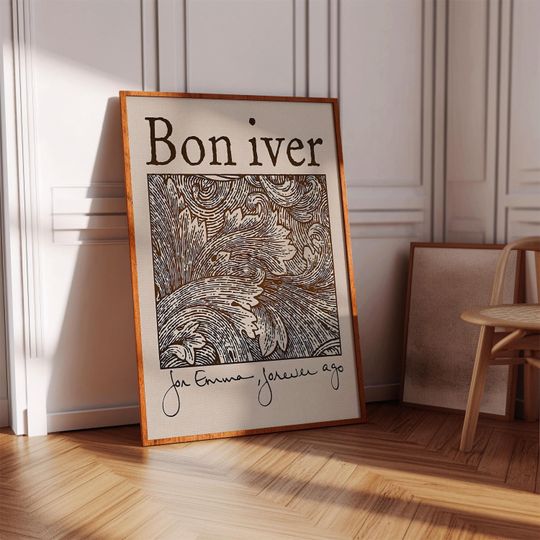Discover Bon Iver 'For Emma, Forever Ago' Album Cover Art Print
