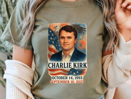 Discover True Patriot Charlie Kirk T-Shirt, Republican American Patriot Shirt