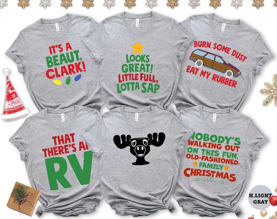 Discover Funny Christmas Vacation Shirts: Holiday Movie Quote Tees