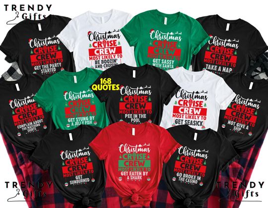 Discover Christmas Cruise Shirts: Matching Family Holiday Tee