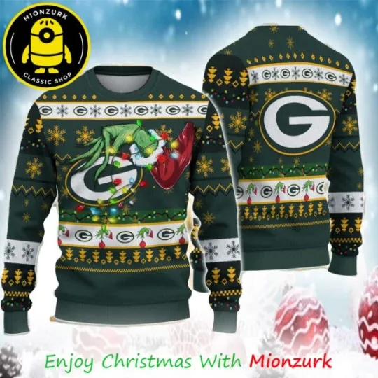 Green Bay Packers SFootball Team Ugly Christmas Sweater, Christmas Gifts