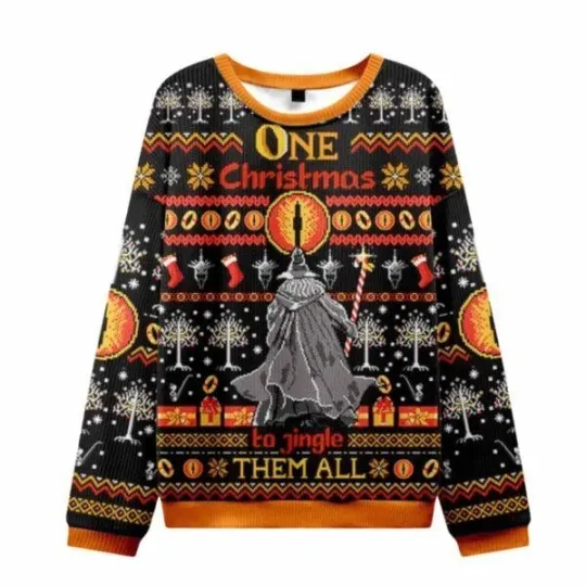 Lord Of The Ring Gandalf Christmas Ugly Christmas Sweater