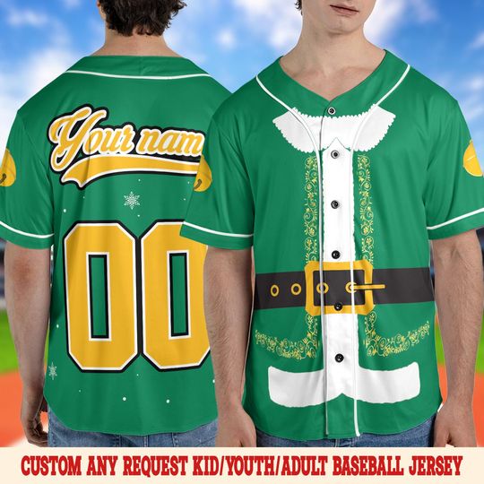Discover Personalized Santa Costume Christmas Baseball Jersey, Santa Custom Name Holiday Team, Xmas Party Uniform, Baseball Matching Uniform SL2208