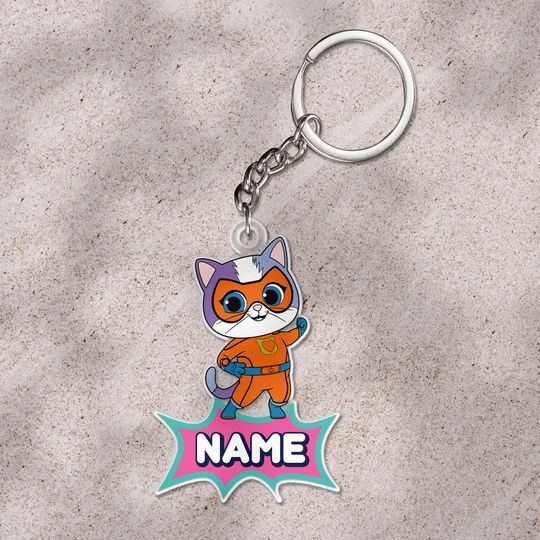 Discover Custom Super Kitties Christmas keychain, Super Kitties keychain, Super Kitties Woody keychain, Christmas keychain, Christmas Gift UMAN02-4
