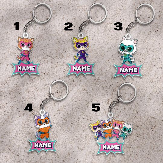 Discover Custom Super Kitties Christmas keychain, Super Kitties keychain, Super Kitties Woody keychain, Christmas keychain, Christmas Gift UMAN02