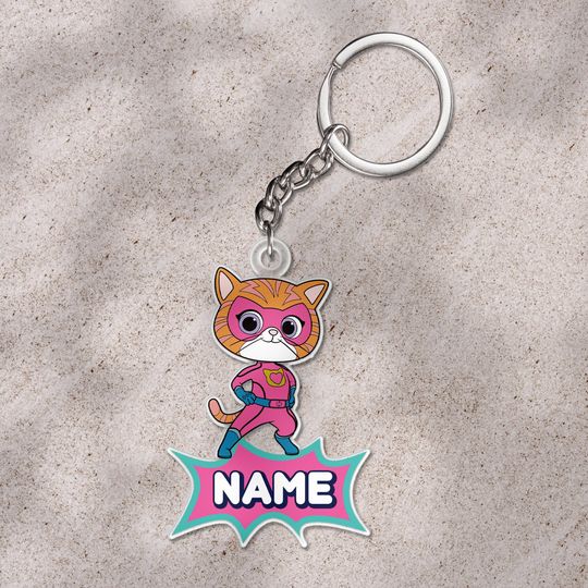 Discover Custom Super Kitties Christmas keychain, Super Kitties keychain, Super Kitties Woody keychain, Christmas keychain, Christmas Gift UMAN02-1