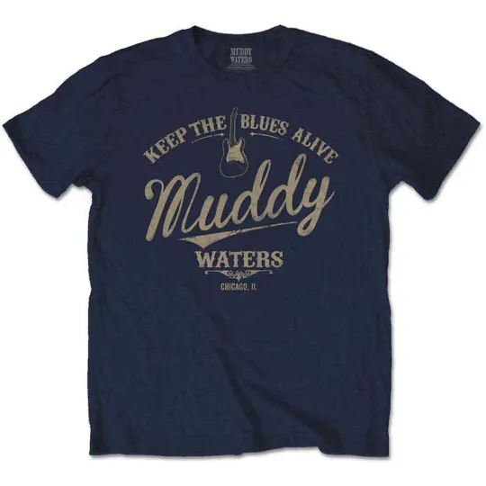 Muddy Waters Men's Keep Alive T-Shirt Blue Navy