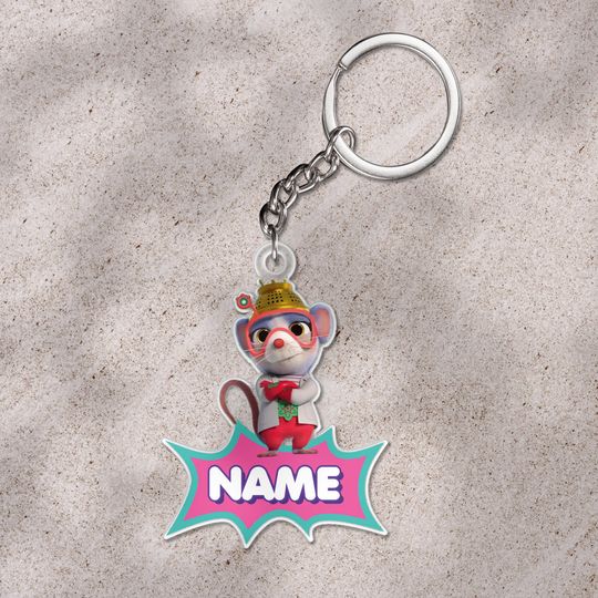 Discover Custom Super Kitties Christmas Keychain, Super Kitties Keychain