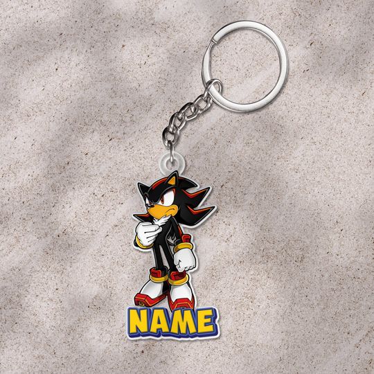 Custom Sonic keychain, Sonic The Hedgehog 2025, Sonic And Friends Christmas