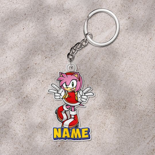 Custom Sonic keychain, Sonic The Hedgehog 2025, Sonic And Friends Christmas