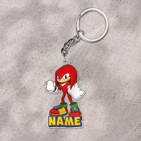 Custom Sonic keychain, Sonic The Hedgehog 2025, Sonic And Friends Christmas
