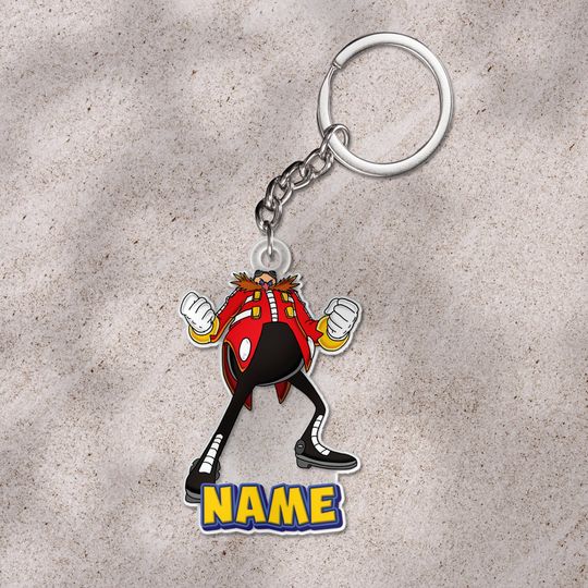 Custom Sonic keychain, Sonic The Hedgehog 2025, Sonic And Friends Christmas