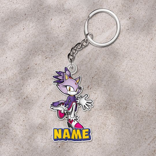 Custom Sonic keychain, Sonic The Hedgehog 2025, Sonic And Friends Christmas