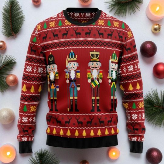 Discover Nutcracker Ugly Christmas Sweater, Christmas Sweater, Sweater for Your Loved Ones