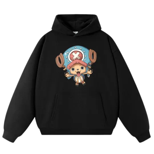 One Piece Chopper Cute Cartoon Hoodie, Unisex Sweatshirt