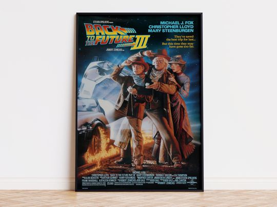 Back to the Future Part III - Movie Poster