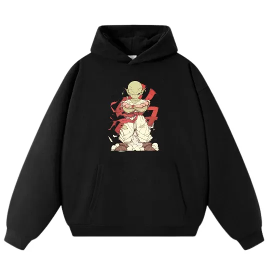 Dragon Ball Print Casual Hoodie Unisex Trendy Cartoon Sweatshirts Stylish Wear
