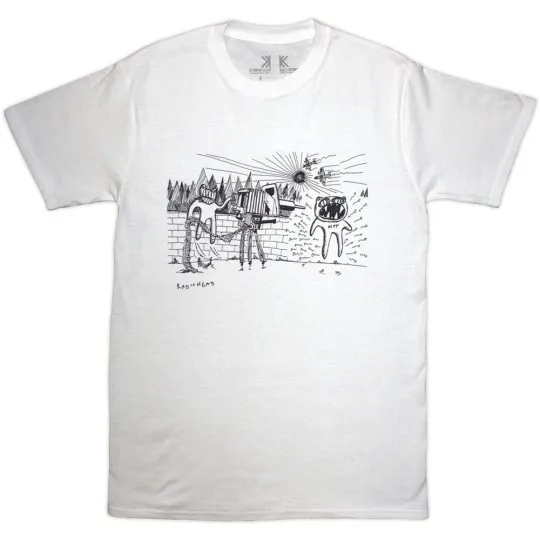 Discover Radiohead Unisex Organic T-Shirt: Despot (White) (Medium)