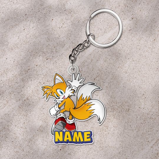 Custom Sonic keychain, Sonic The Hedgehog 2025, Sonic And Friends Christmas