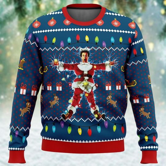 Discover National Lampoon's Ugly Sweater, Christmas Vacation Xmas Sweater, Funny Santa Christmas Sweatshirt, Xmas Party Gift