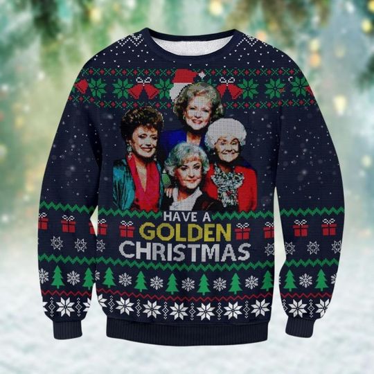 Discover Stay Golden Ugly Christmas Sweater, Stay Golden Funny Xmas Sweater, Stay Golden Christmas Sweatshirt, Stay Golden Gift