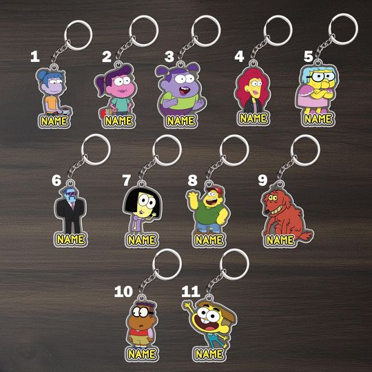 Discover Custom Big City Greens Characters keychain, Disney keychain, Big City Greens Christmas keychain, 2025 keychain UMAQ15