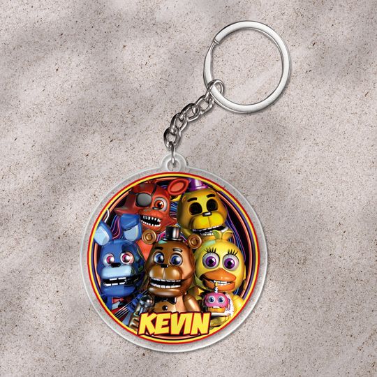 Discover Five Nights At Freddys keychain, 5 Nights At Freddy's Customized, Gamer keychain, Christmas 2025 keychain UMAQ05