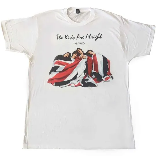 The Who T-Shirt Kids Are Alright Band Logo Men's White