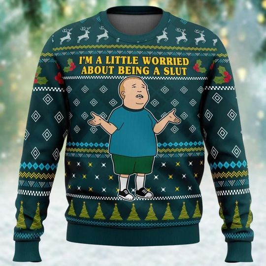 Discover Bobby Hill Meme Christmas Sweater, Fox King Of The Hill Sweatshirt, Funny Christmas Sweater, Christmas Vacation Gift