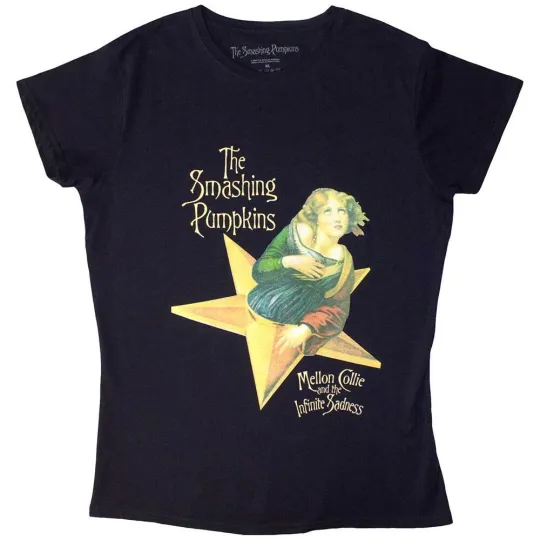 Discover The Smashing Pumpkins Ladies T-Shirt Mellon Collie