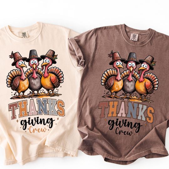 Discover Comfort Colors Family Thanksgiving Shirts, 2025 Thanksgiving Shirts, Funny Thanksgiving Shirts, Thanksgiving Crew Shirts, Thanksgiving Gift