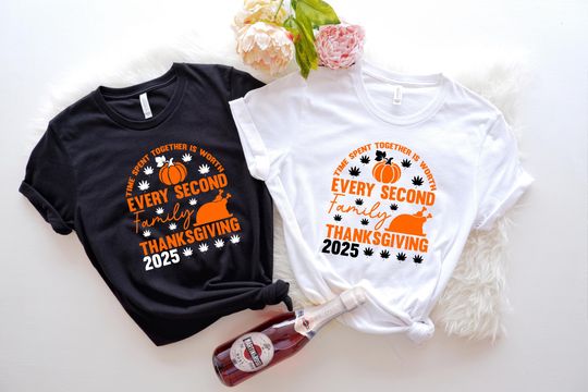 Discover Family Thanksgiving 2025 T-Shirt: Fall Turkey Tee
