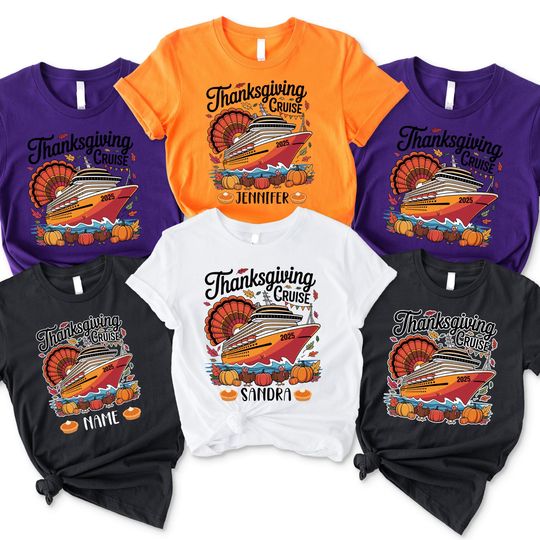 Discover Thanksgiving Cruise Shirt 2025, Family Matching Turkey Vacation