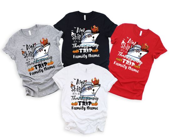 Discover Thanksgiving Cruise 2024 Shirt: Family Vacation Tee