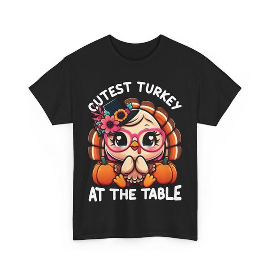 Cutest Turkey Thanksgiving Tee: Women's Fall Harvest T-Shirt