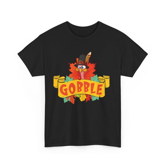 Discover Thanksgiving Turkey Tee: Unisex Heavy Cotton Fall Fashion