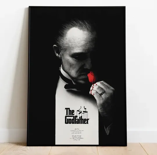 The Godfather Poster - Premium Matte Vertical Poster for Home & Living