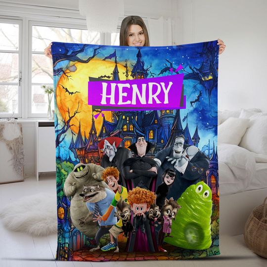 Personalized Hotel Transylvania Blanket/Hotel Transylvania Blanket