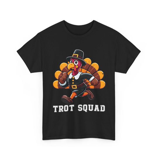 Discover Funny Thanksgiving Trot Squad Turkey Pilgrim Costume Tee
